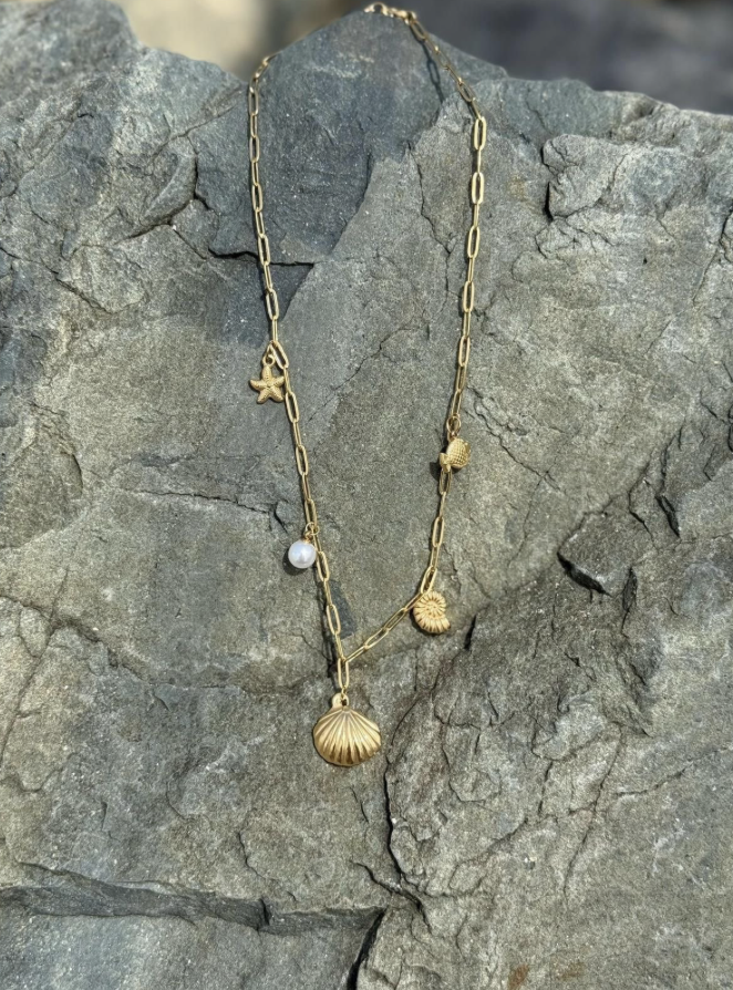 Collier en acier inoxydable pour femme